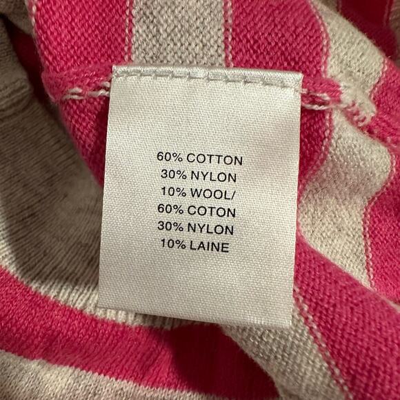 NWT Ever After Pink Striped Ballon Sleeves Sweater Girls 12 - Picture 8 of 8